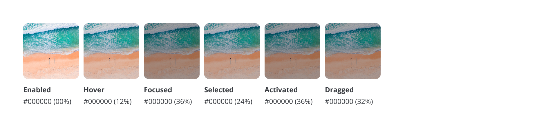Image Overlay Color